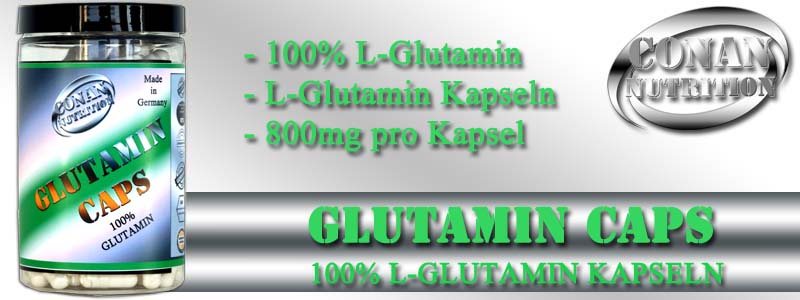 Conan Nutrition GLUTAMIN CAPS Banner